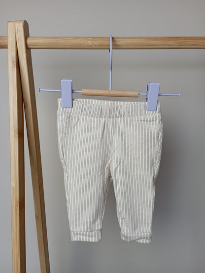 Broekje met streepjes 56 H&M