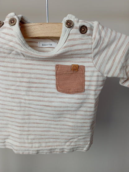 Longsleeve met streepjes 50 Cuddles and smiles