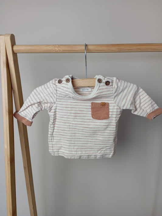 Longsleeve met streepjes 50 Cuddles and smiles