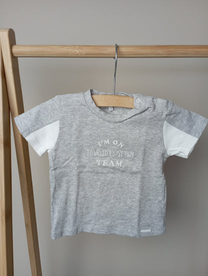 Shirt "I'm on daddy's team" 62 GYMP