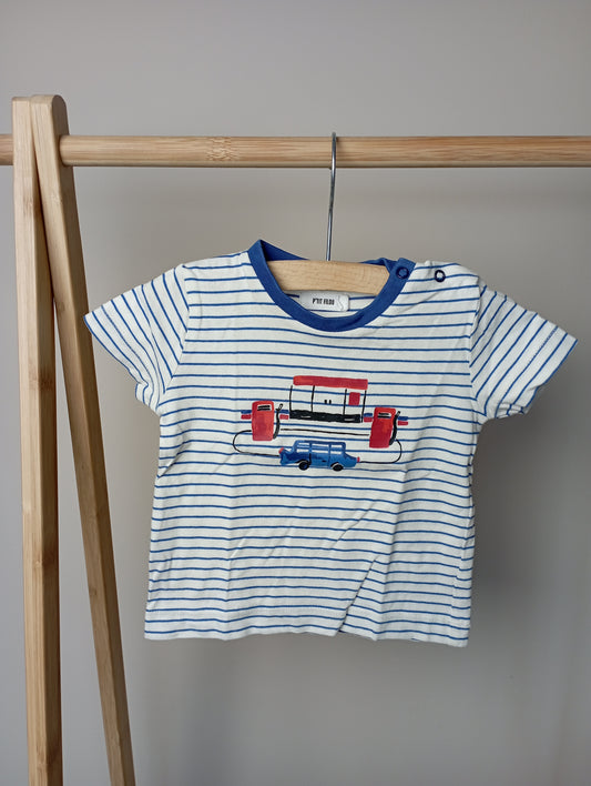 Shirt met tankstation 9m P'tit Filou
