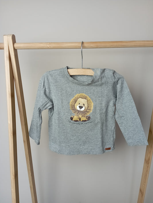 Longsleeve met leeuw 80 GYMP