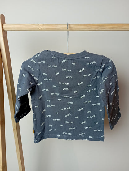 Longsleeve met woorden 68 Babyface