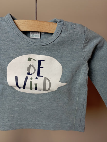 Longsleeve "Be wild" 50 Babylook