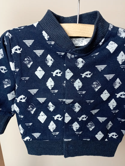 Vestje met drukknopjes 56 Dirkje