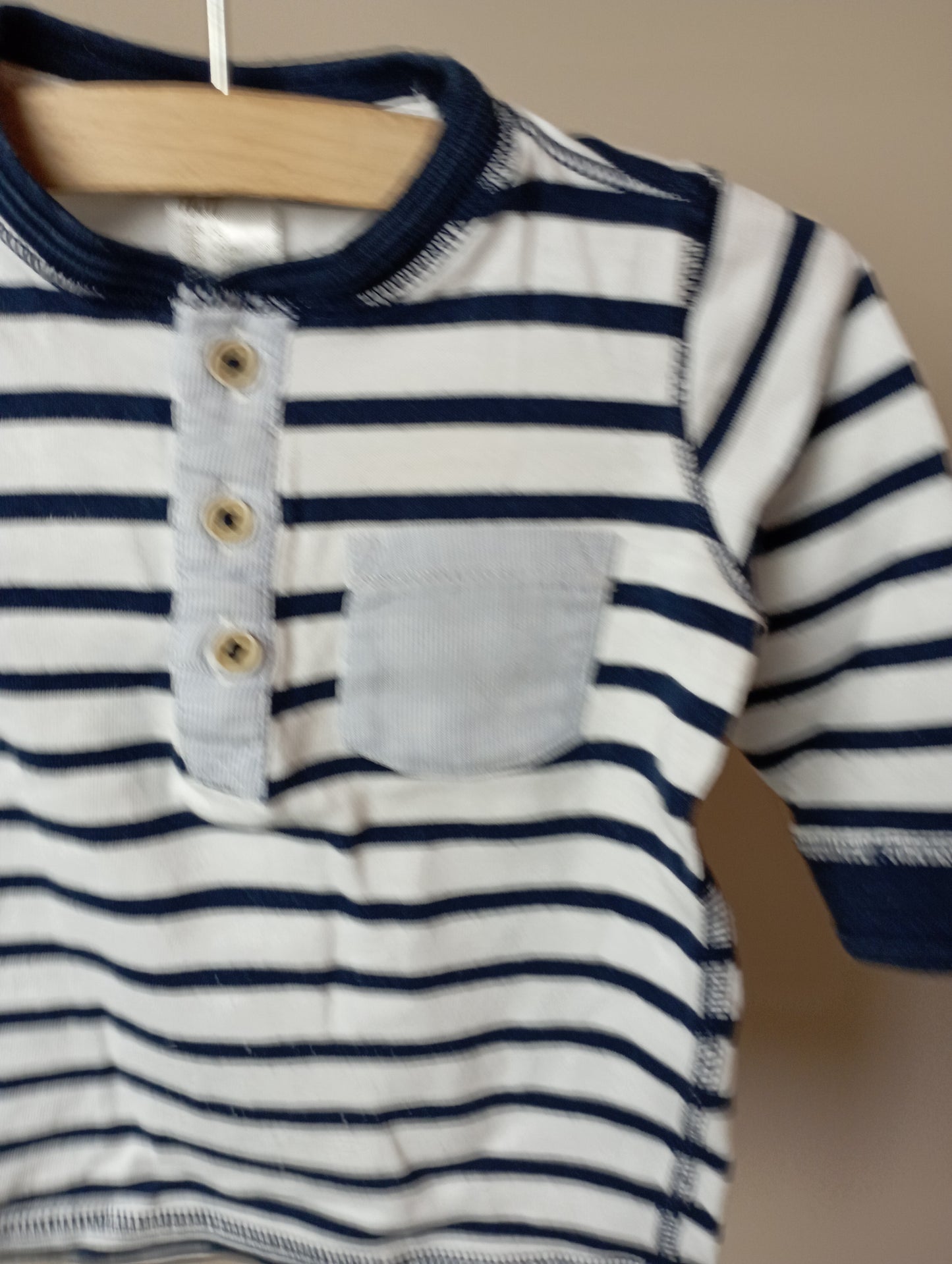 Longsleeve met strepen 68 H&M