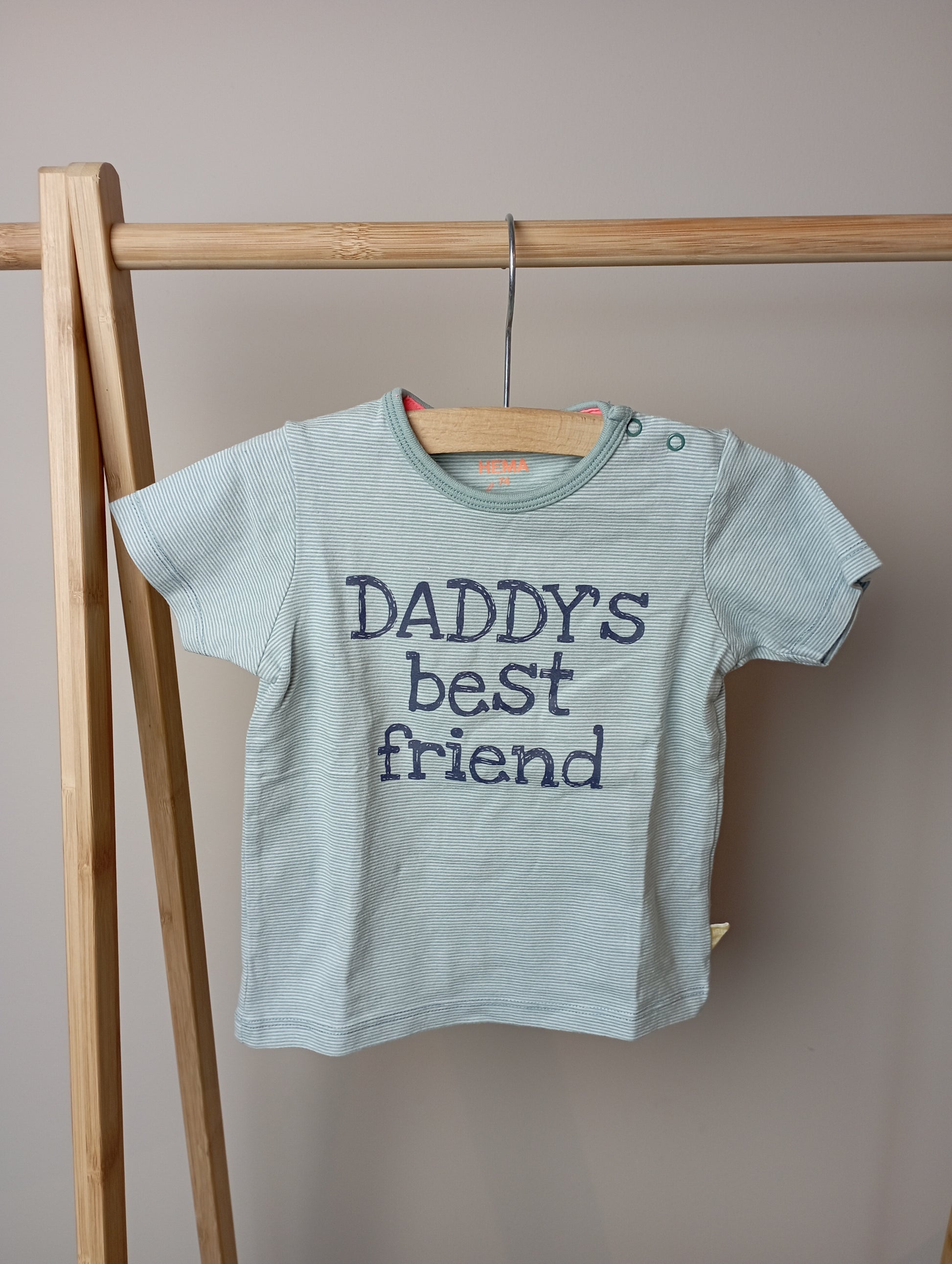 T-shirt "Daddy's best friend" 74 Hema