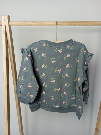 Trui met bloemen 92 H&M