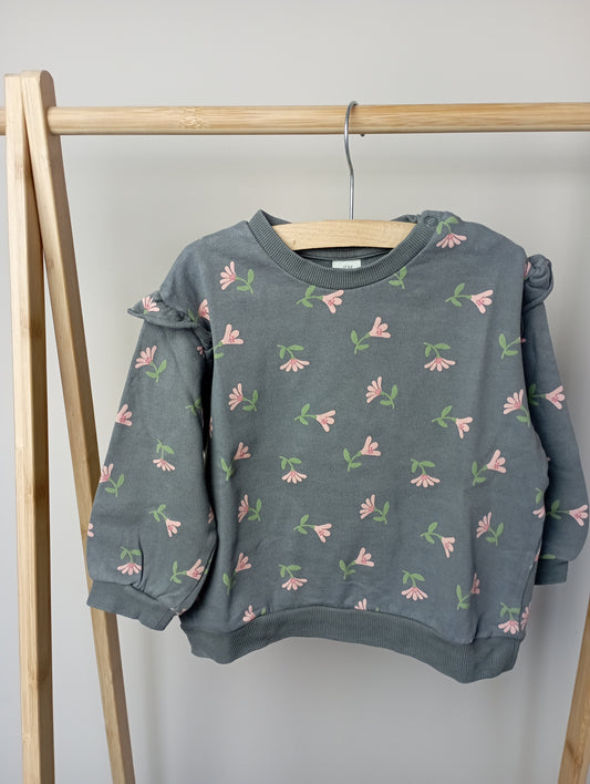 Trui met bloemen 92 H&M