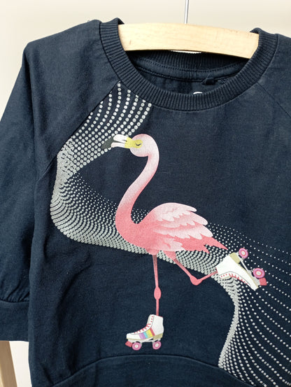 Longsleeve met flamingo 92 Stones and Bones