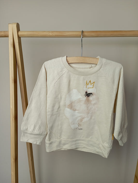 Longsleeve met kip 92 Stones and Bones