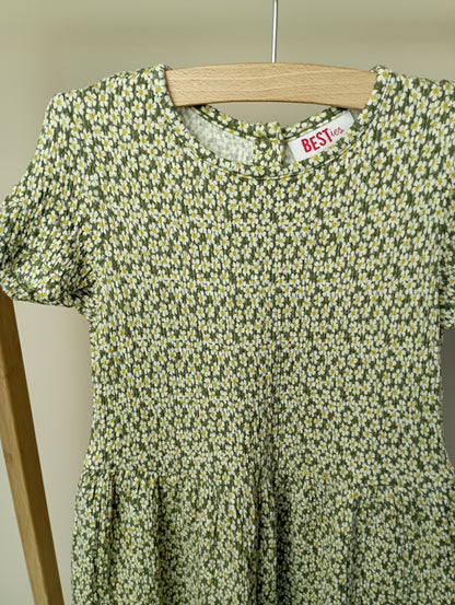 Stretchy jurkje met bloemen 86 Besties