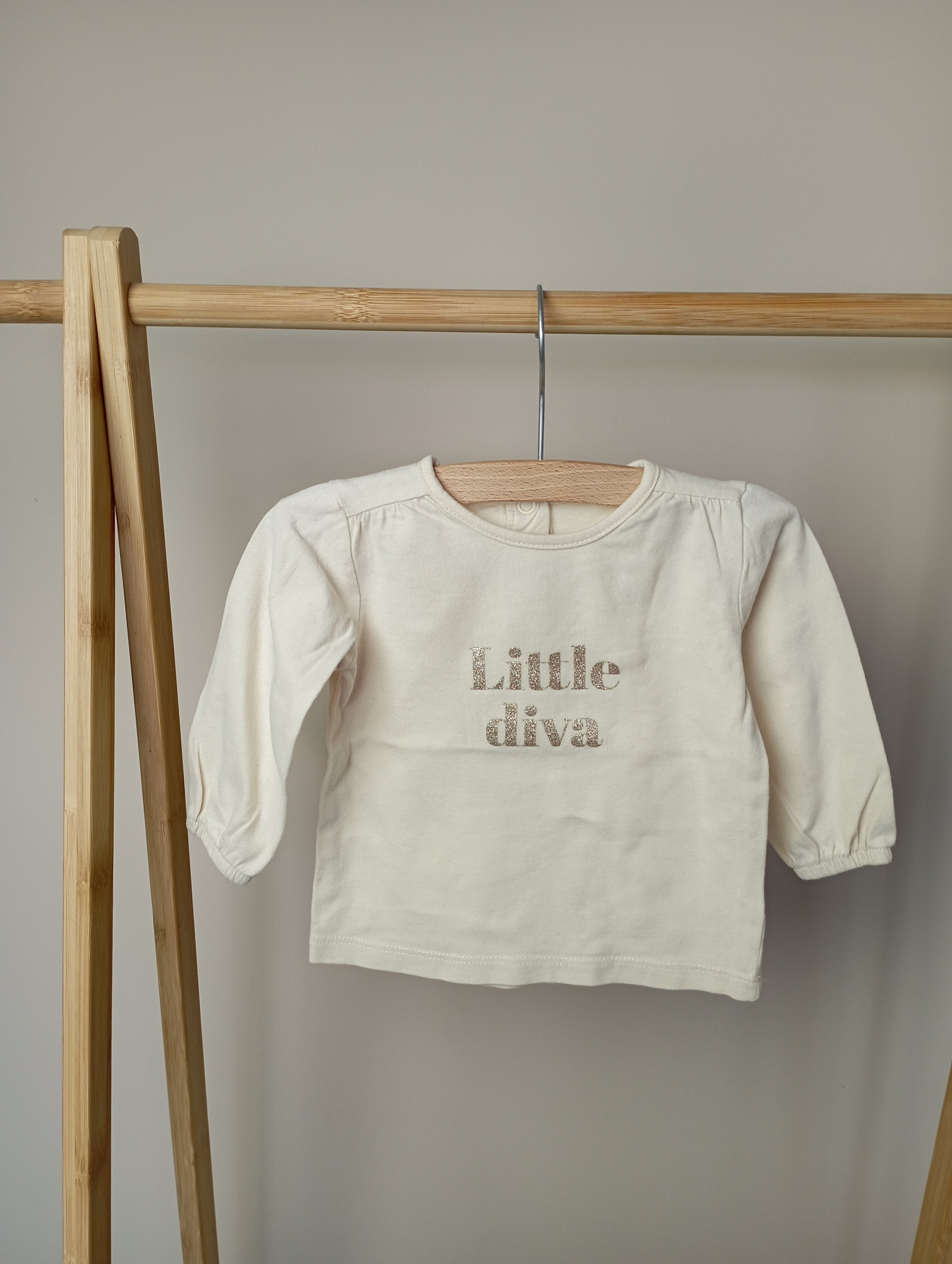 Longsleeve "Little diva" 68 Cuddles and smiles