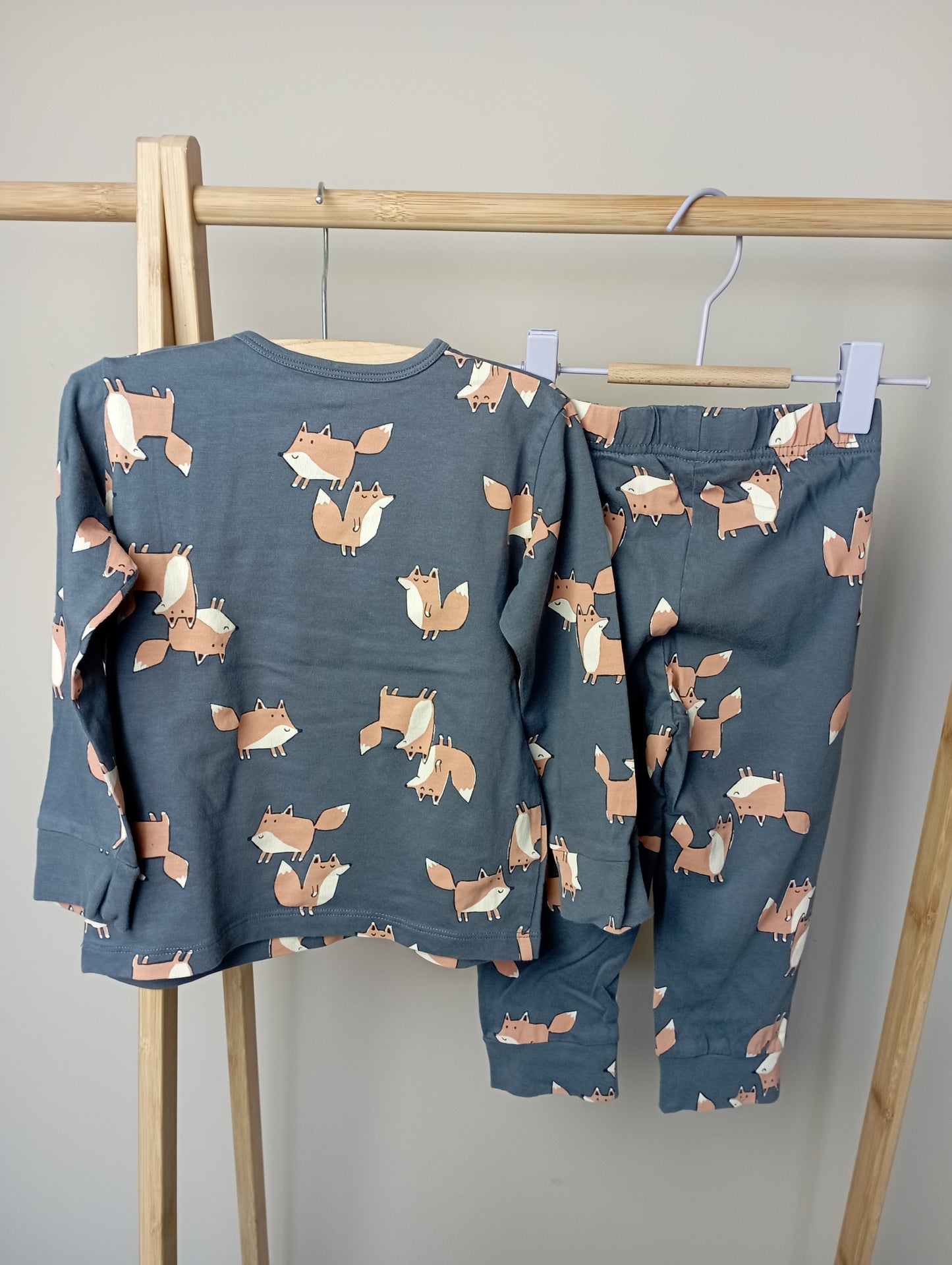 Pyjama met vossen 86/92 Hema