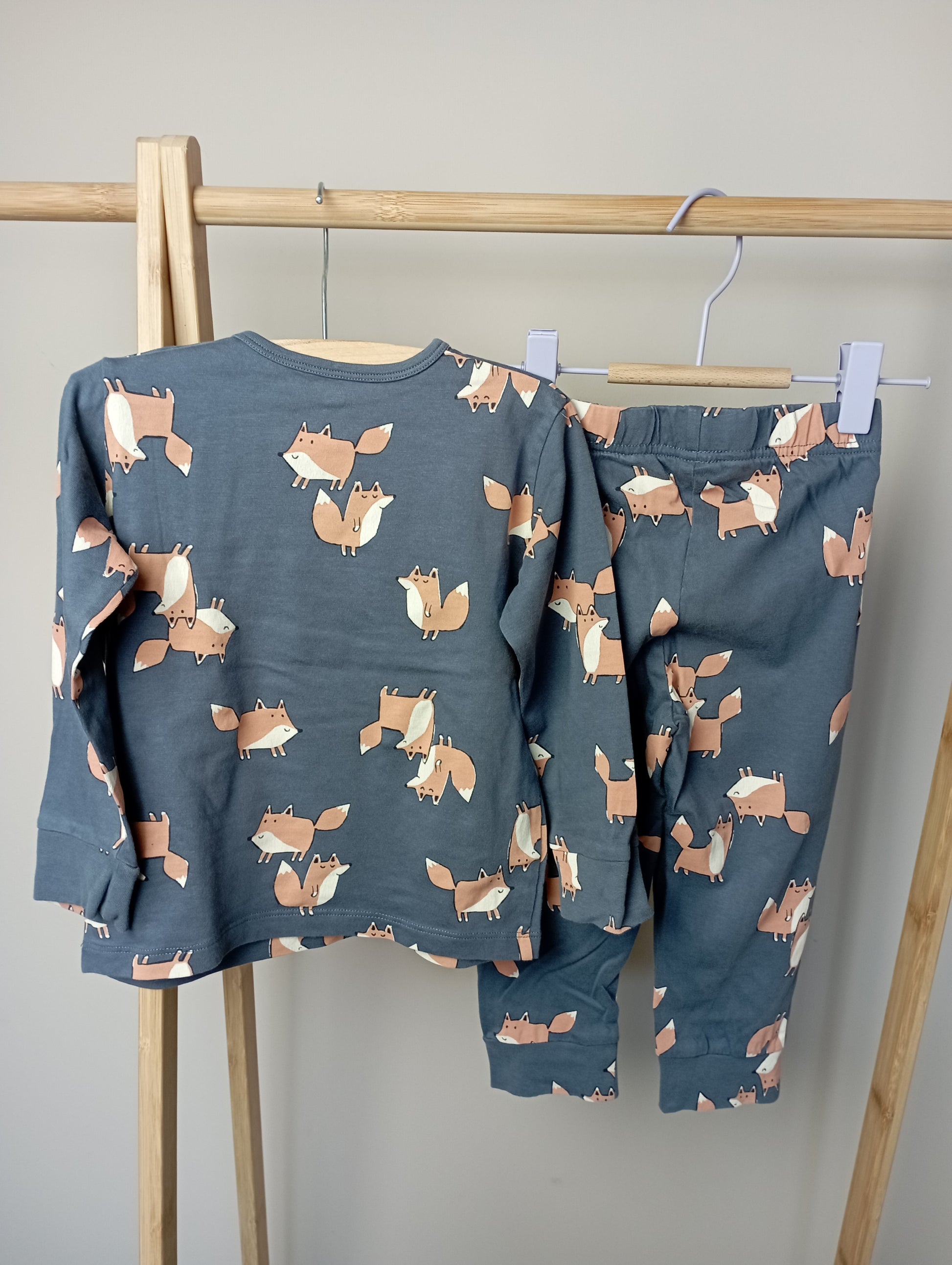 Pyjama met vossen 86/92 Hema