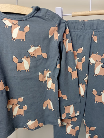 Pyjama met vossen 86/92 Hema