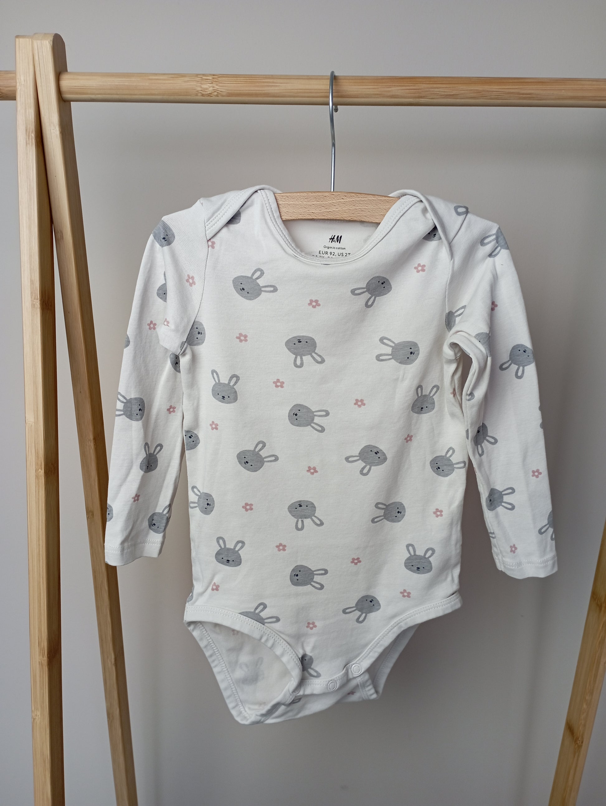 Romper met konijntje 92 H&M