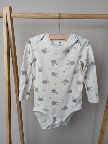 Romper met konijntje 92 H&M