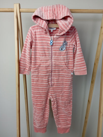Zachte onesie met konijn 2y Woody