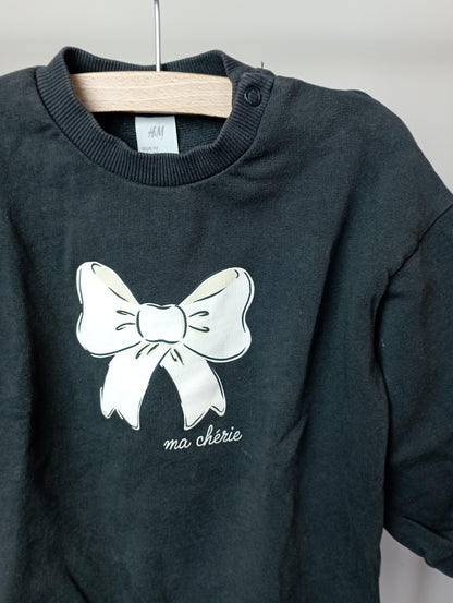 Trui met strikje 92 H&M