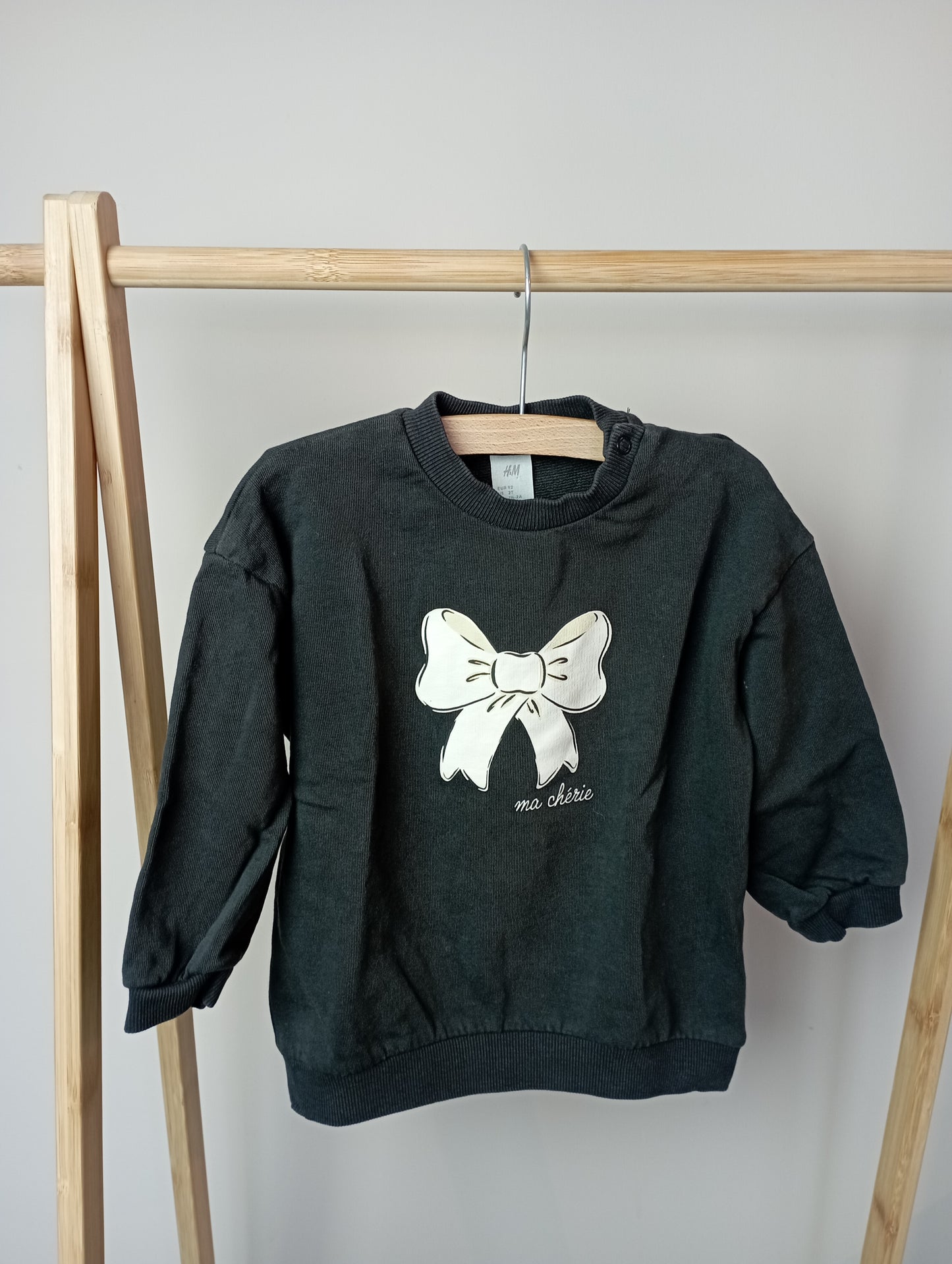 Trui met strikje 92 H&M