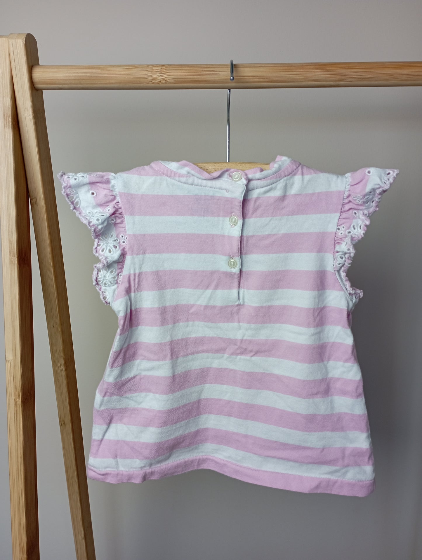 Shirtje met strepen 12m Ralph Lauren