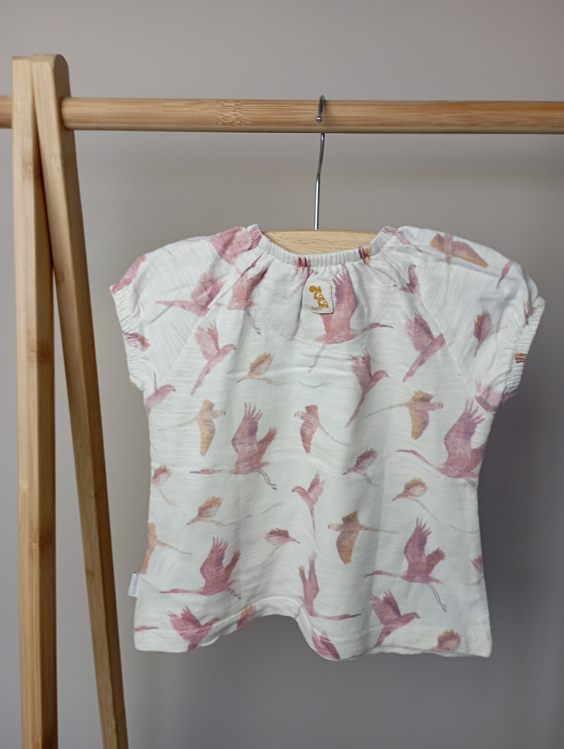 Shirtje met papegaaien 74 Noppies