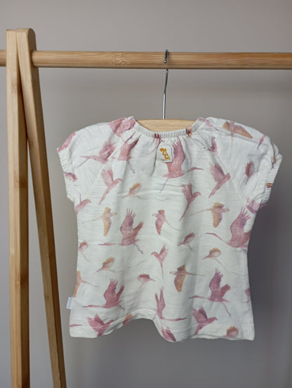 Shirtje met papegaaien 74 Noppies