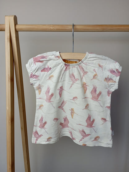 Shirtje met papegaaien 74 Noppies