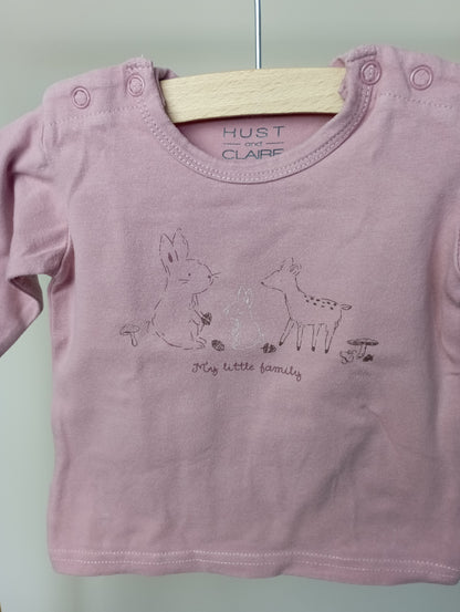 Longsleeve "My little family" 56 Hust and Claire