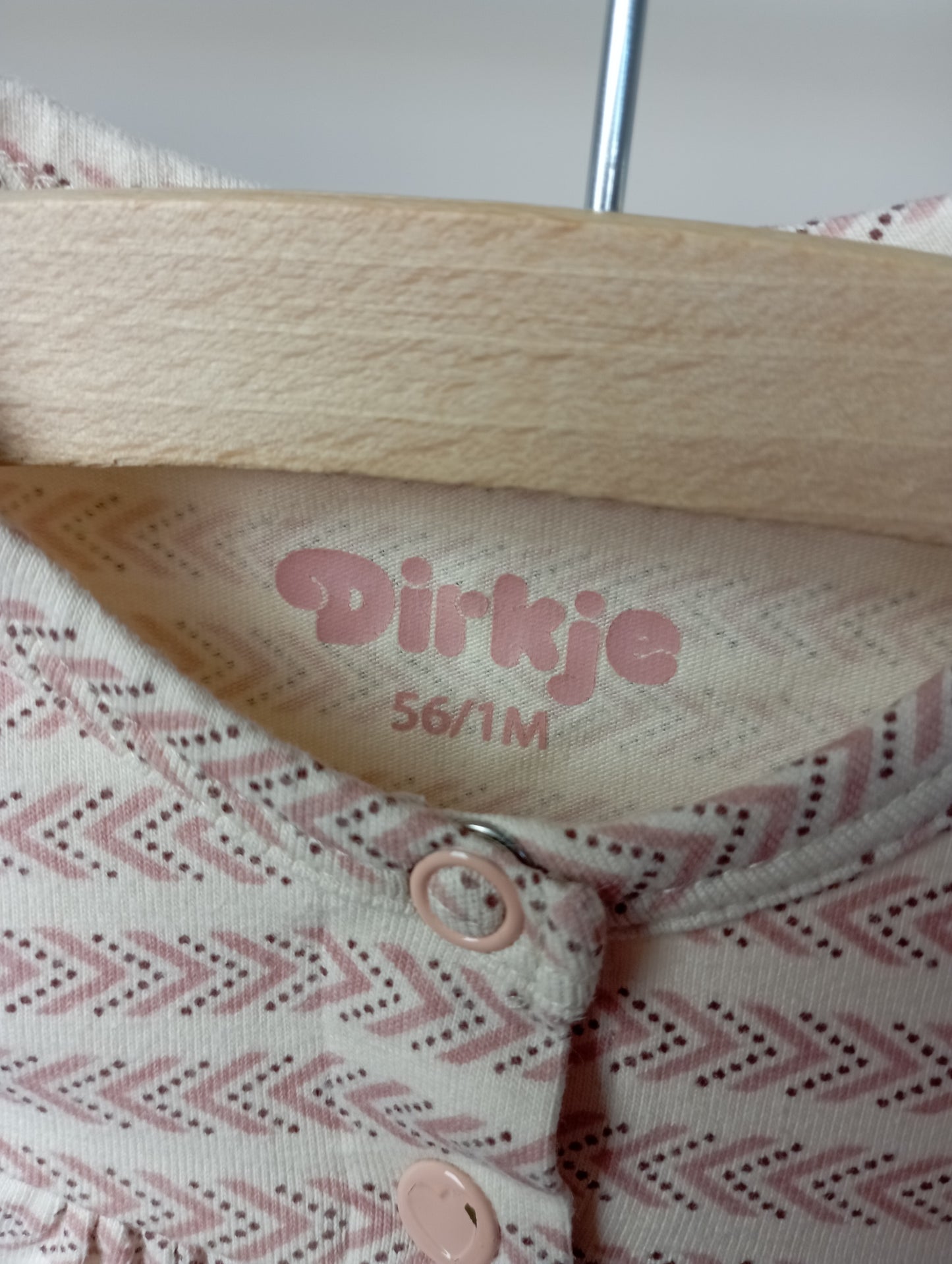 Bloesje met drukknopjes 56 Dirkje