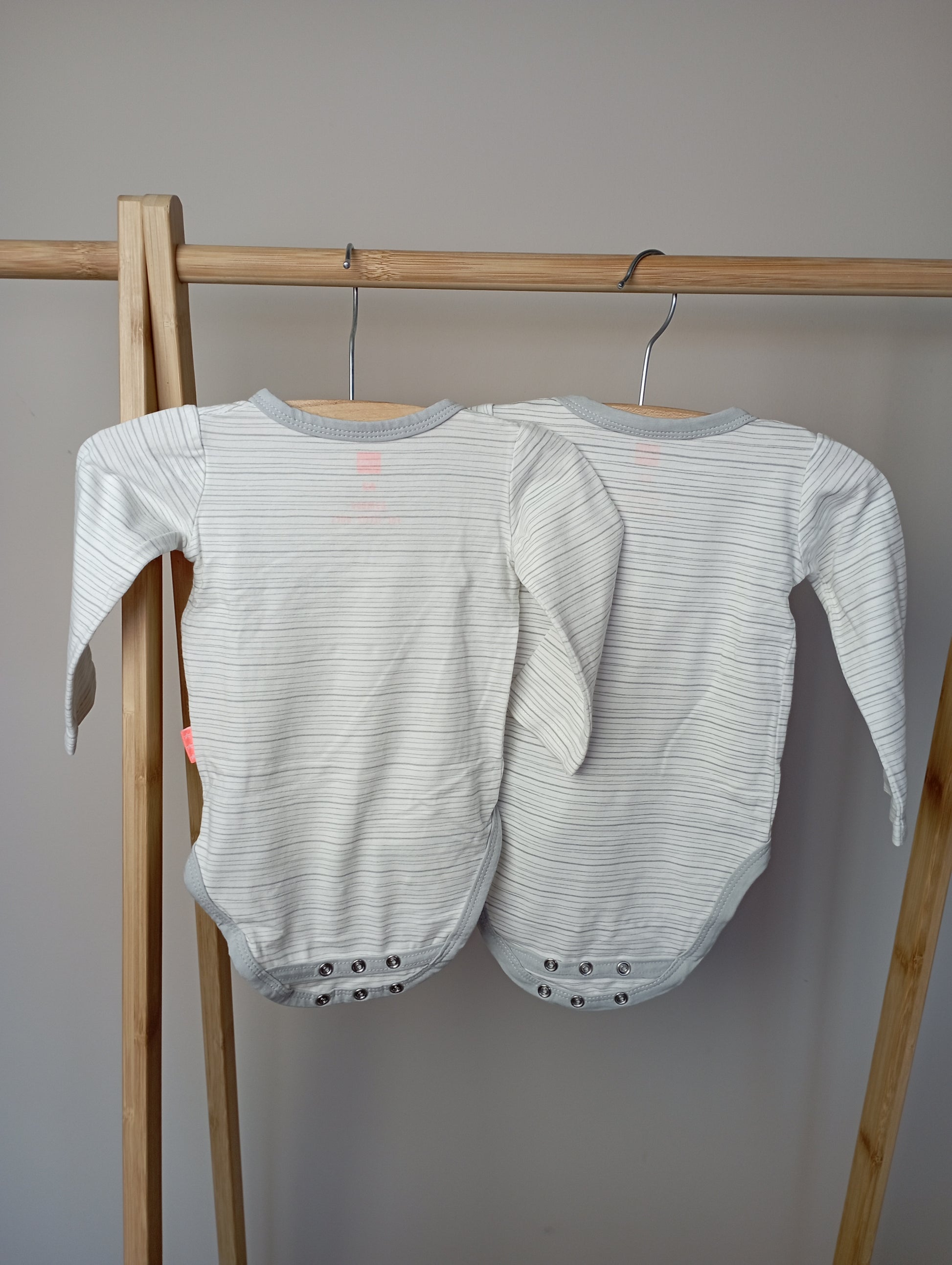 Setje rompers 62 Hema