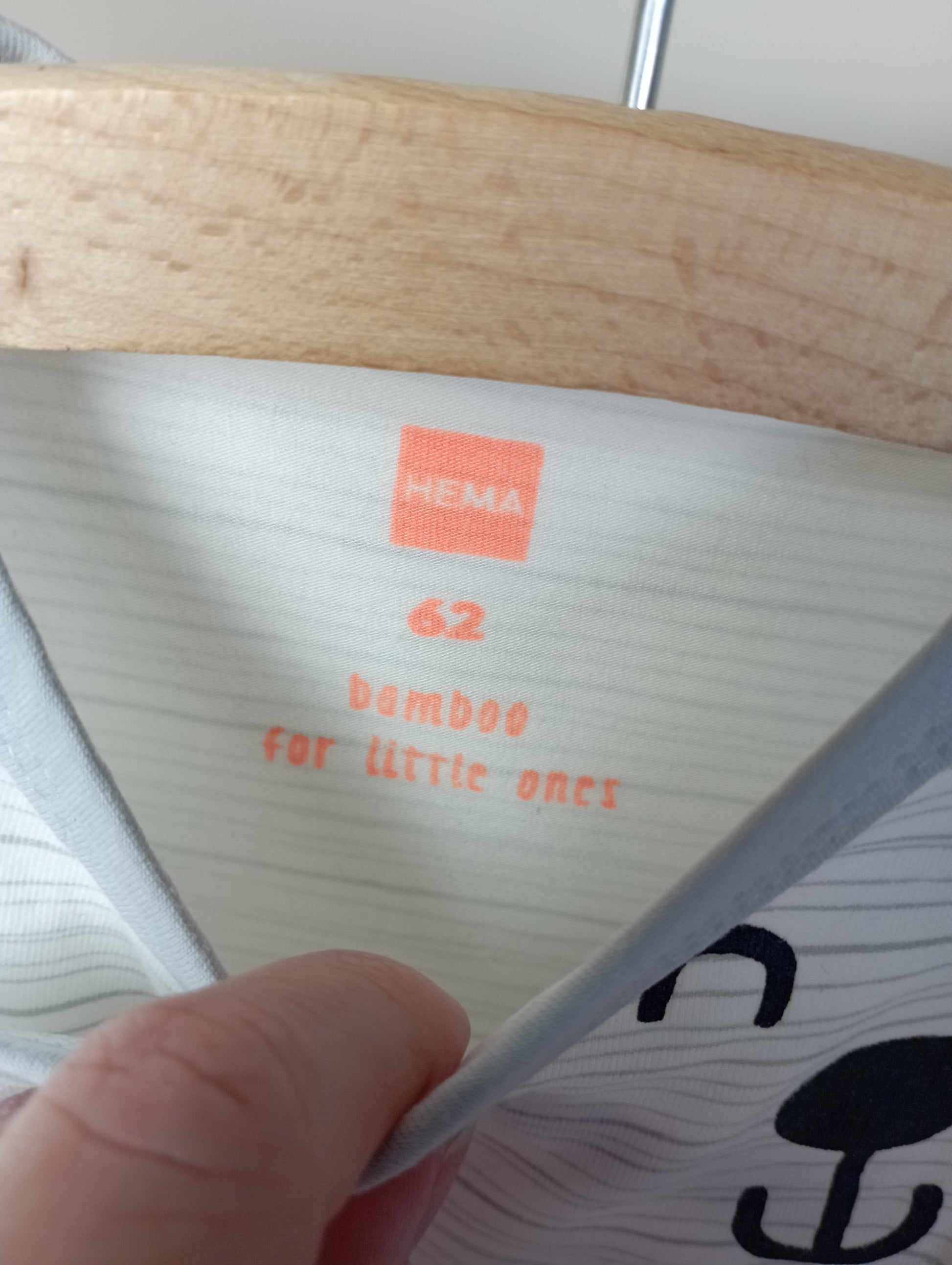 Setje rompers 62 Hema