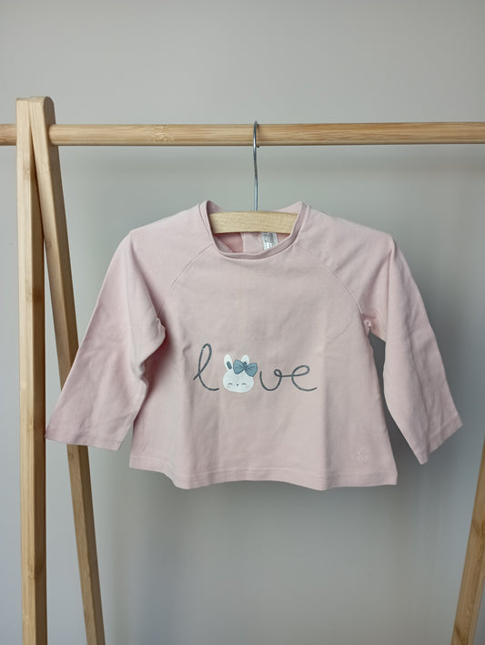 Shirt "Love" 6-9m Mayoral