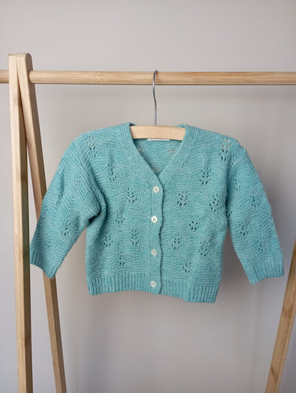 Gebreid vestje 9m P'tit Filou