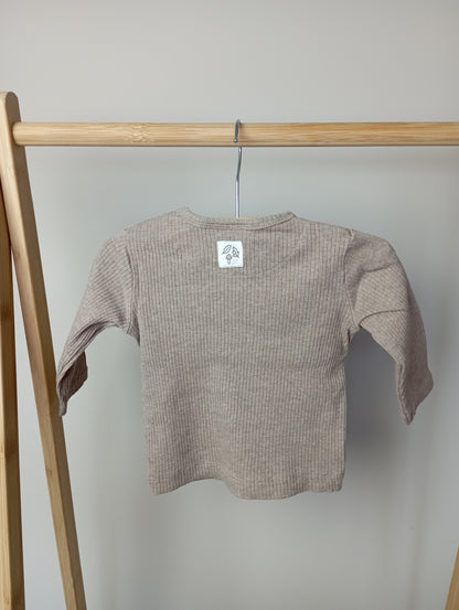Longsleeve met konijntje 62 Feetje