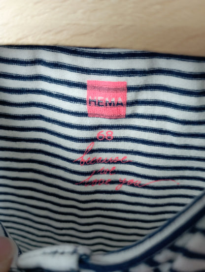 Pakje met strepen 68 Hema