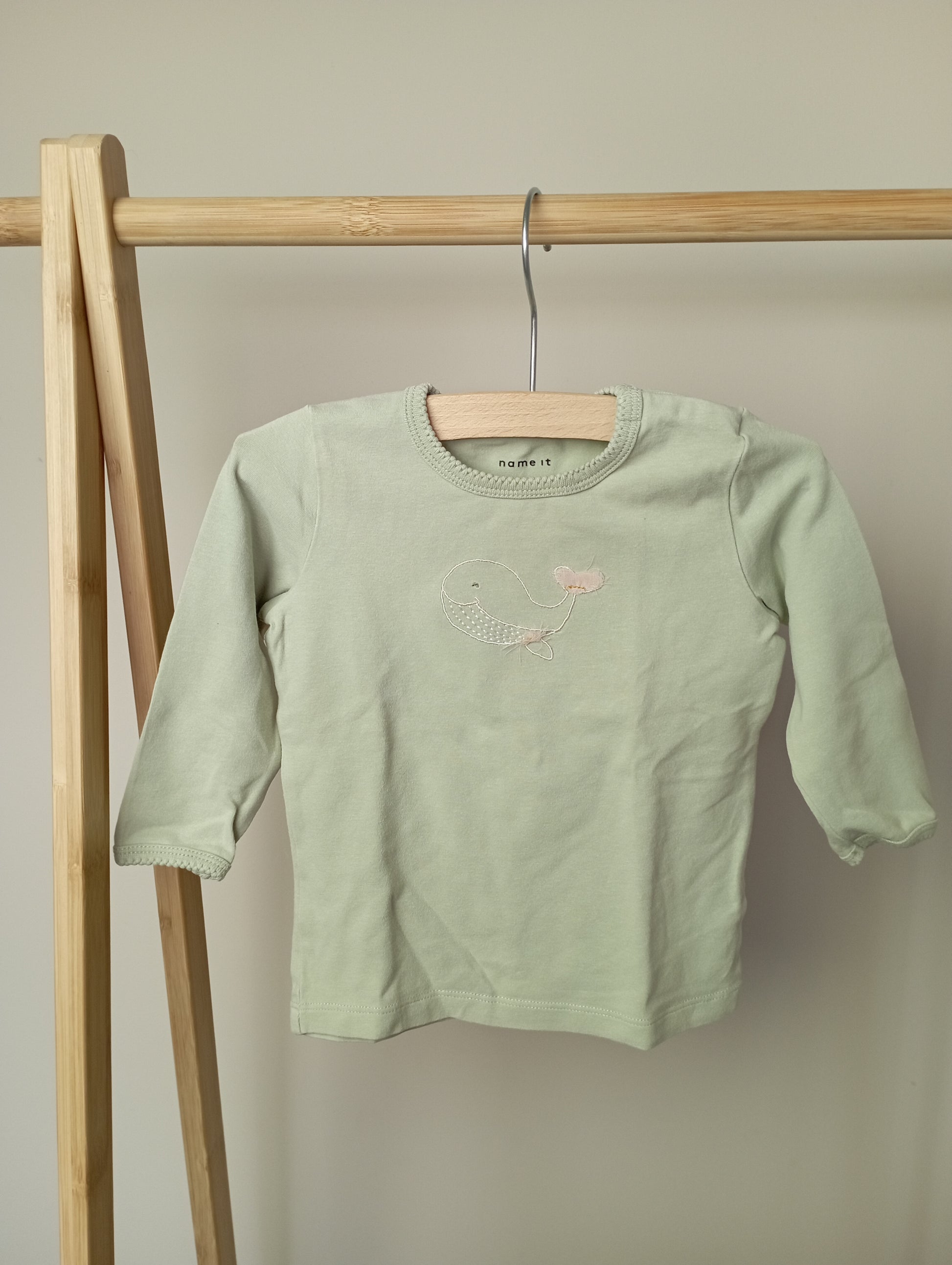 Longsleeve met walvis 68 Name It