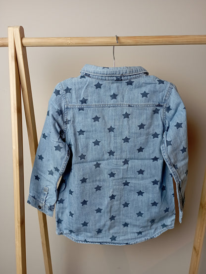 Hemd met sterren 104 H&M
