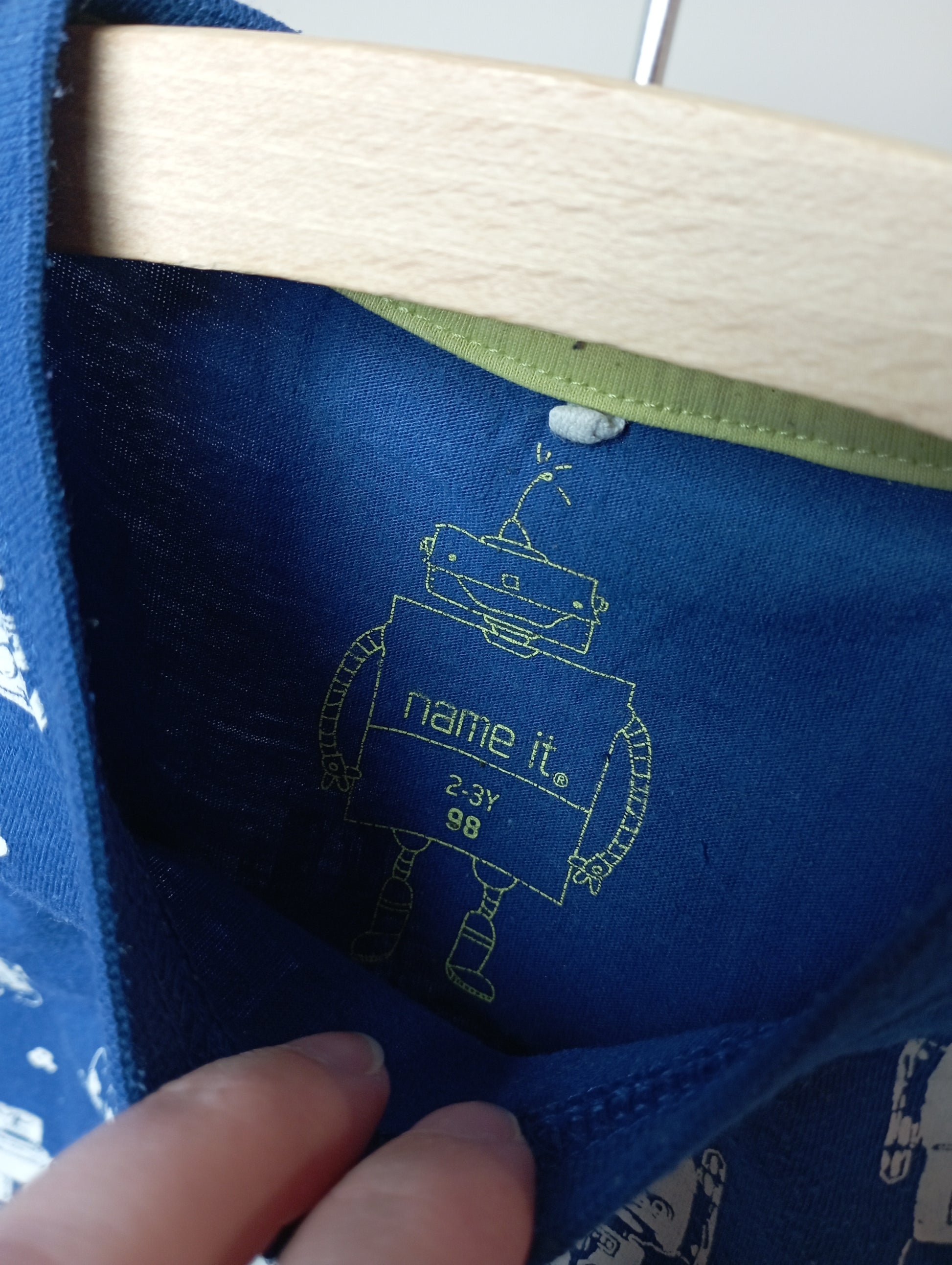 T-shirt met robots 98 Name It