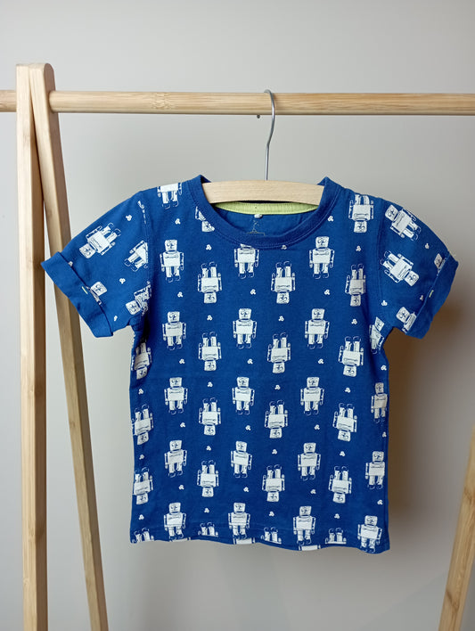 T-shirt met robots 98 Name It