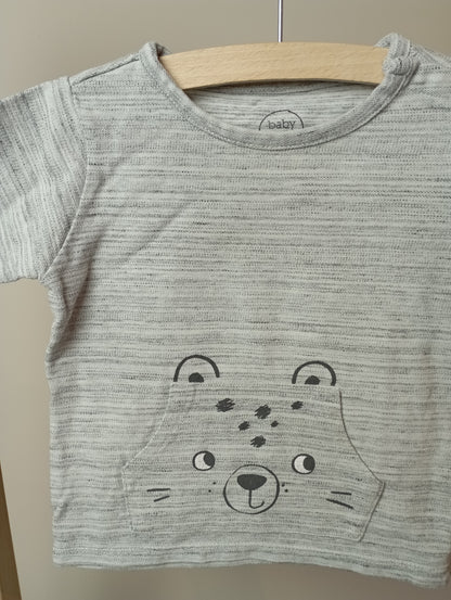 T-shirt met beertje 98 C&A