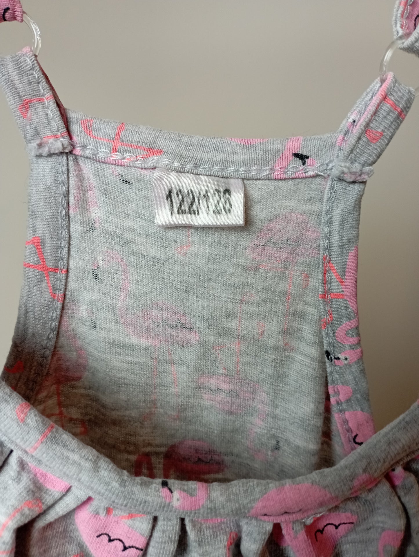 Salopette met flamingo's 122/128 Zeeman