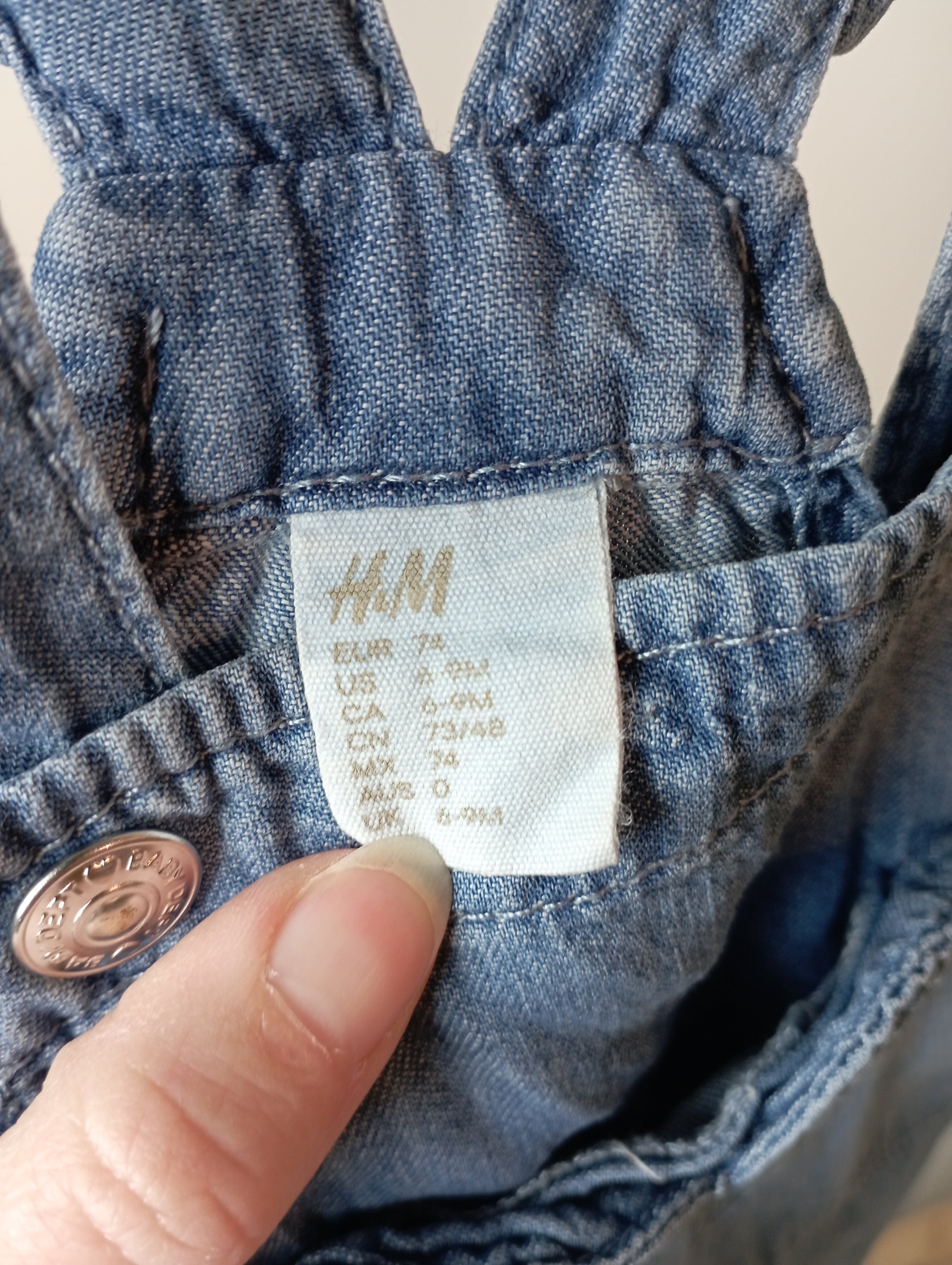 Salopette met zakje 74 H&M