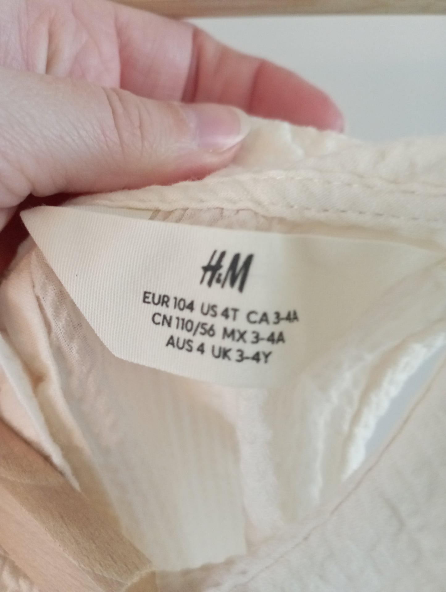 Jurkje met kraagje 104 H&M