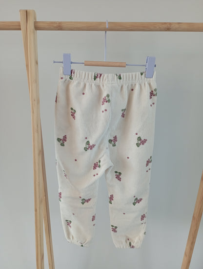 Zachte geribbelde broek 98 Hema