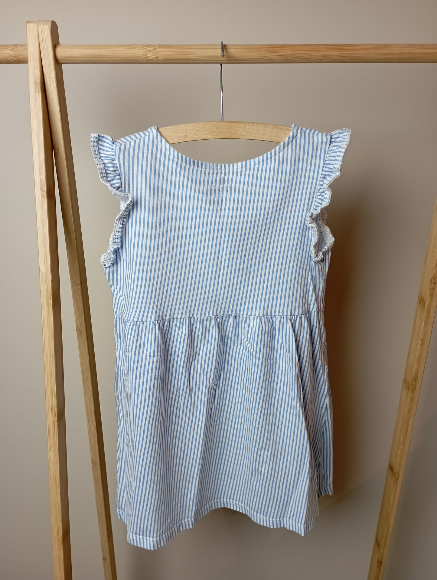 Jurk met strepen 110/116 H&M