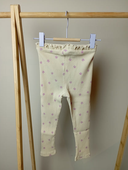 Legging met bloemen 98 Hema