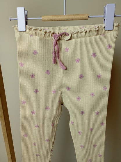 Legging met bloemen 98 Hema