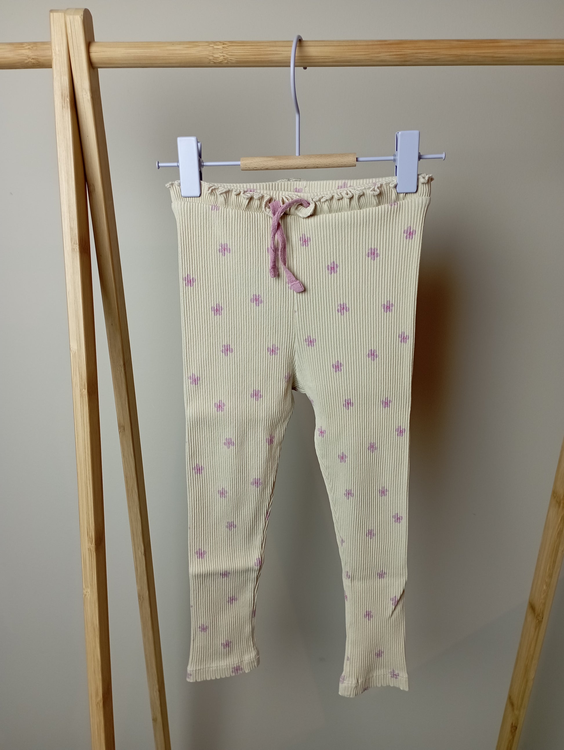 Legging met bloemen 98 Hema